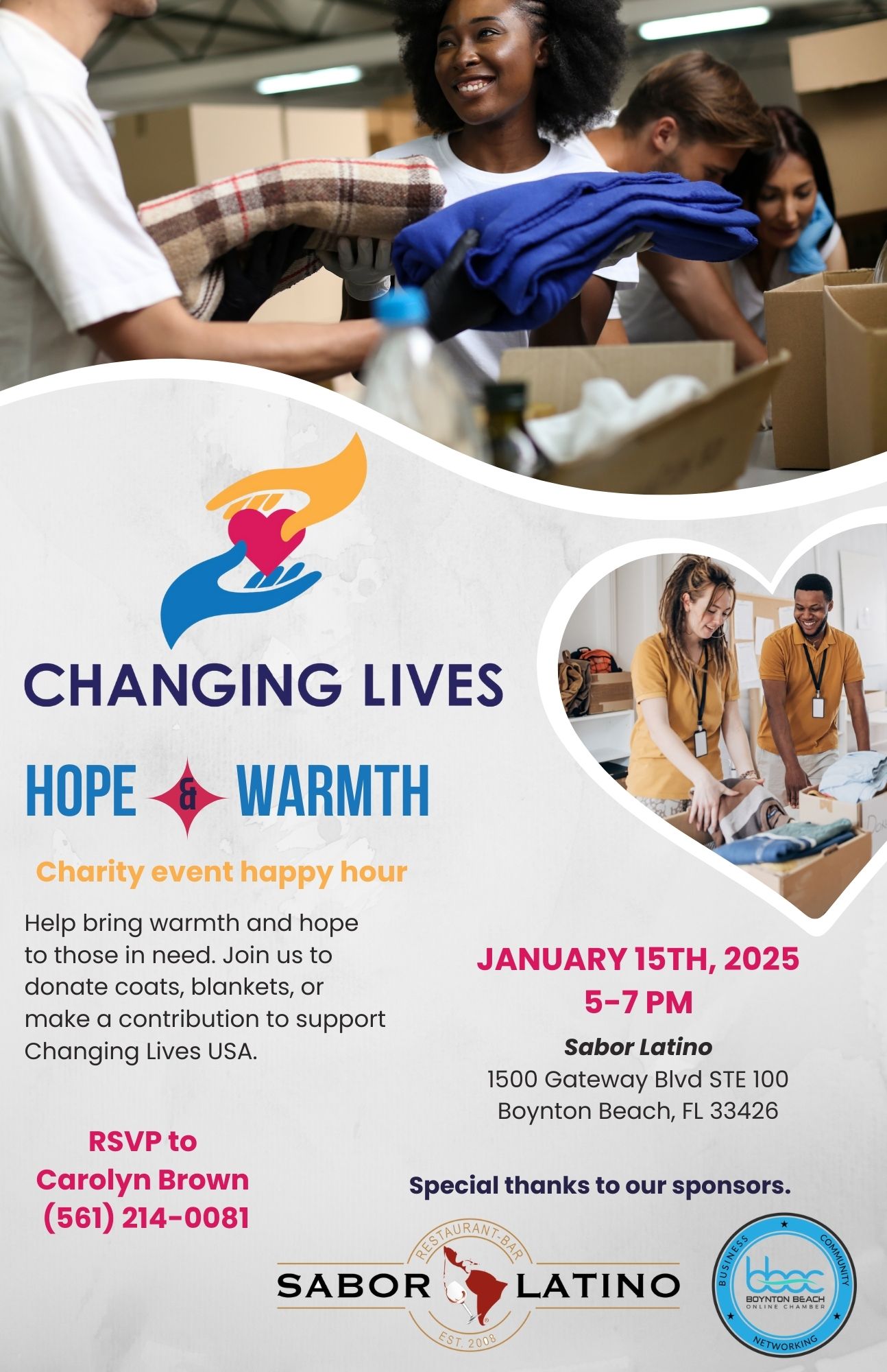 Changing Lives Charity Happy Hour