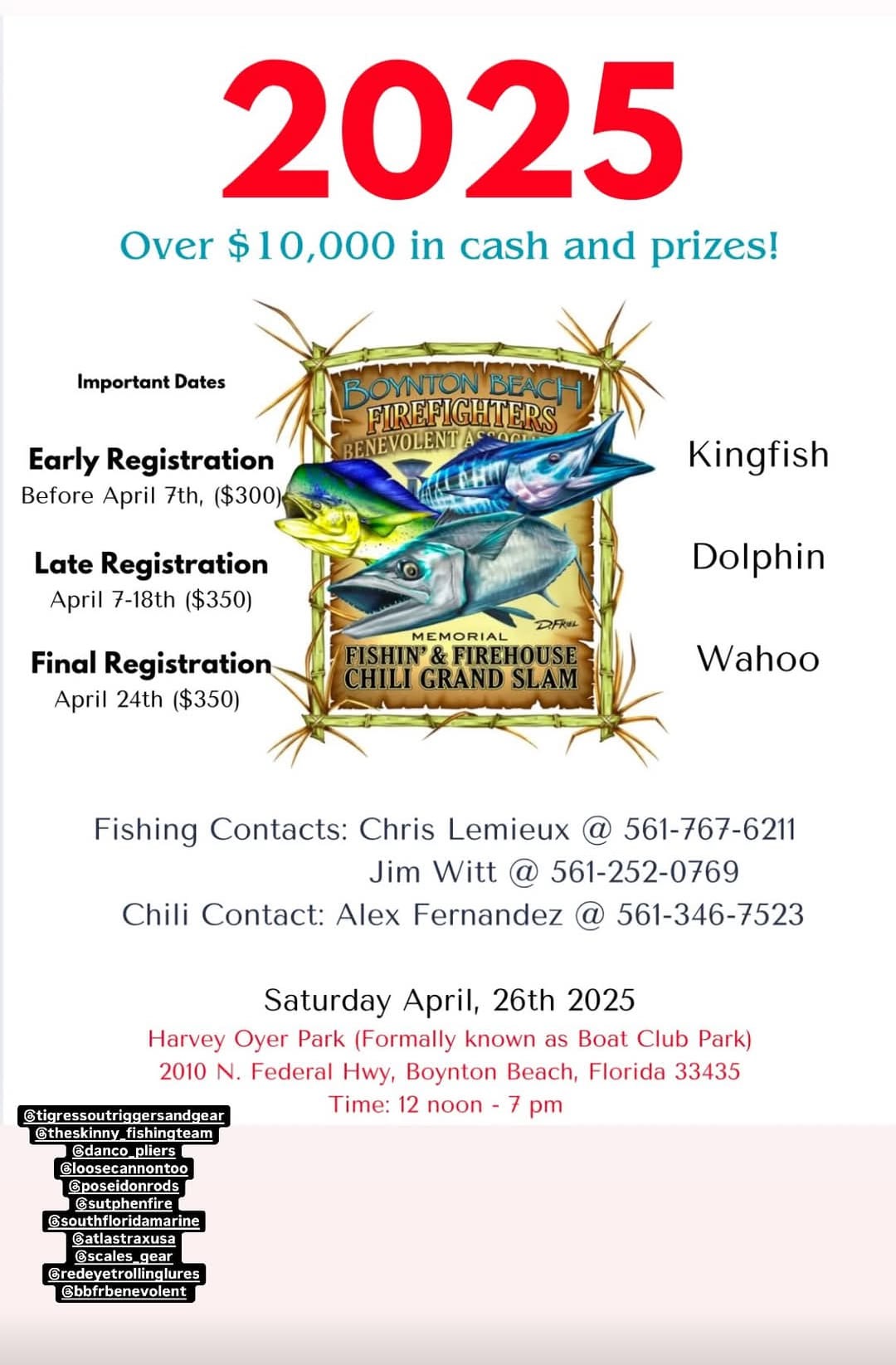 Boynton Beach Firefighters Fishing Tournament & Chili Cook-off