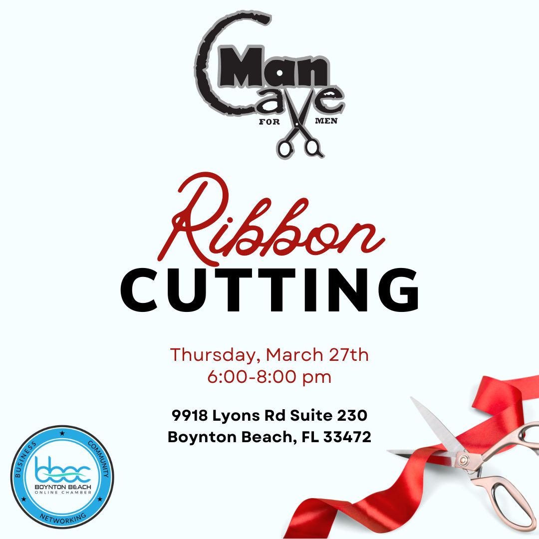 Ribbon Cutting – ManCave for Men West Boynton Beach